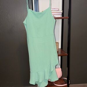 Mint Green Sleeveless Dress